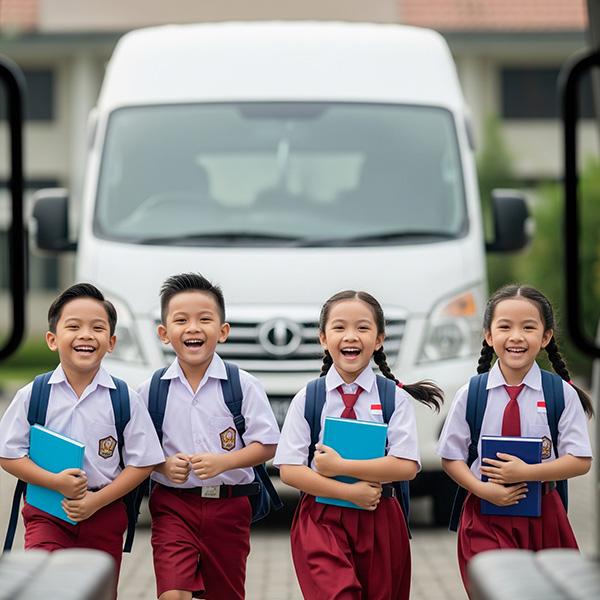 gambar jasa antar jemput anak sekolah balikpapan